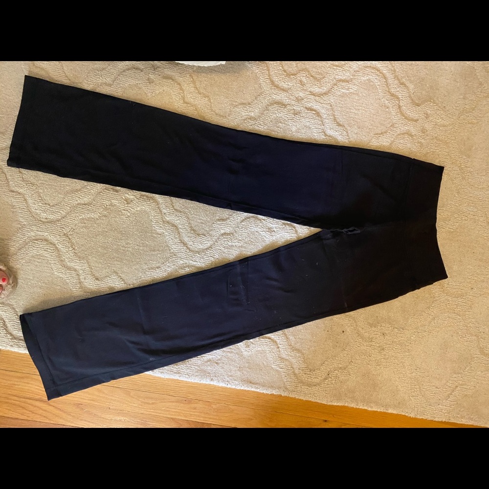 Black wide leg LuLulemon pants